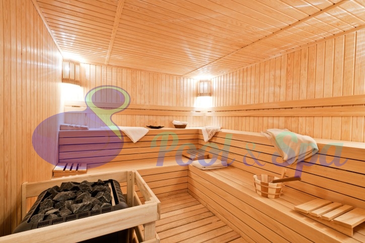 Đặc điểm phòng xông hơi khô và ướt khác nhau tiếp là một phòng xông hơi khô truyền thống được làm bằng chất liệu gỗ do nhiệt độ cao và độ ẩm thấp